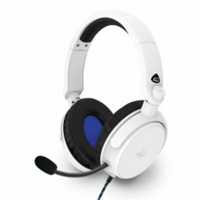 4GAMERS PS4 STEREO GAMING HEADSET PRO4-50S WHITE