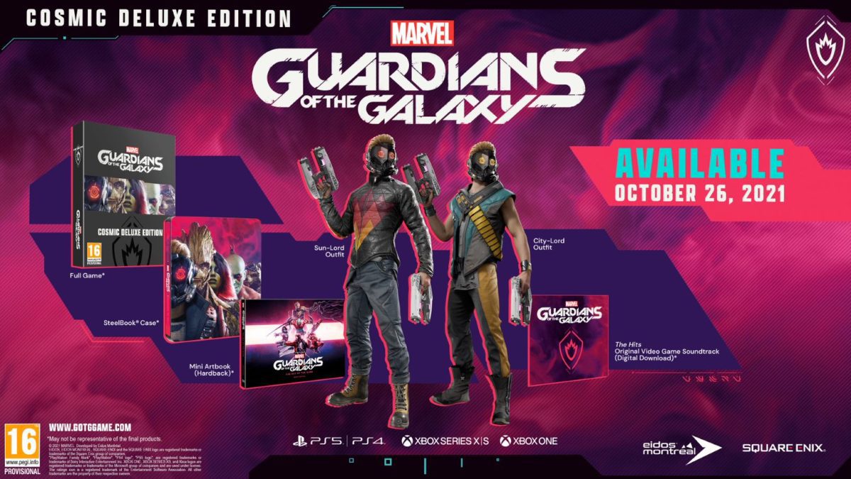 Marvel’s Guardians of the Galaxy Cosmic Deluxe Edition Ps4