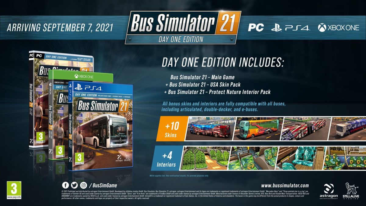 Bus Simulator 21 Day One Edition Ps4